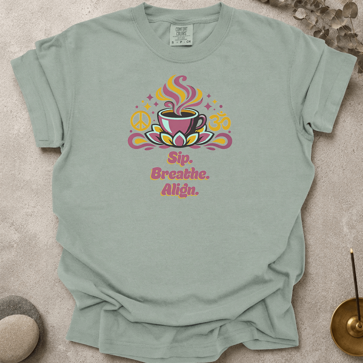 Sip Breathe Align t-shirt