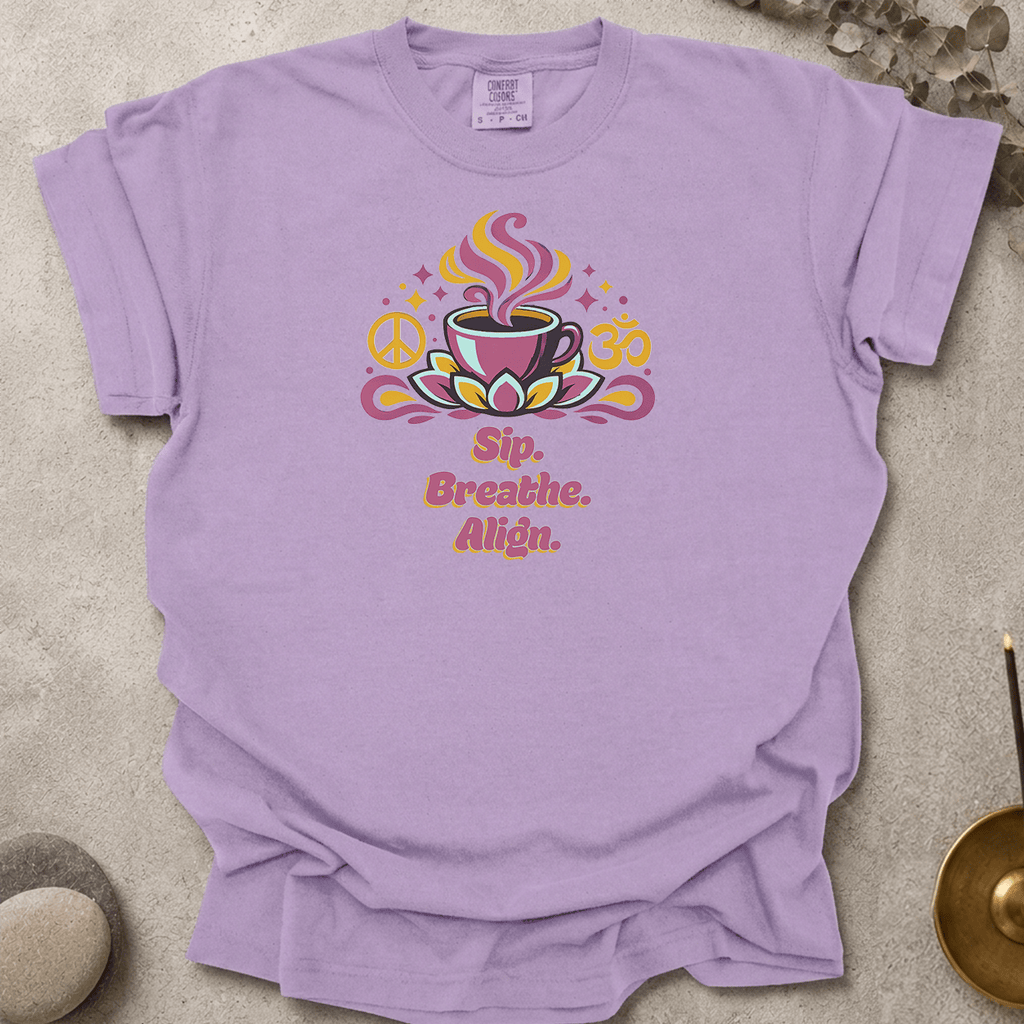Sip Breathe Align t-shirt