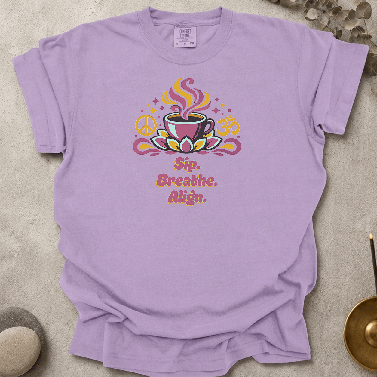 Sip Breathe Align t-shirt