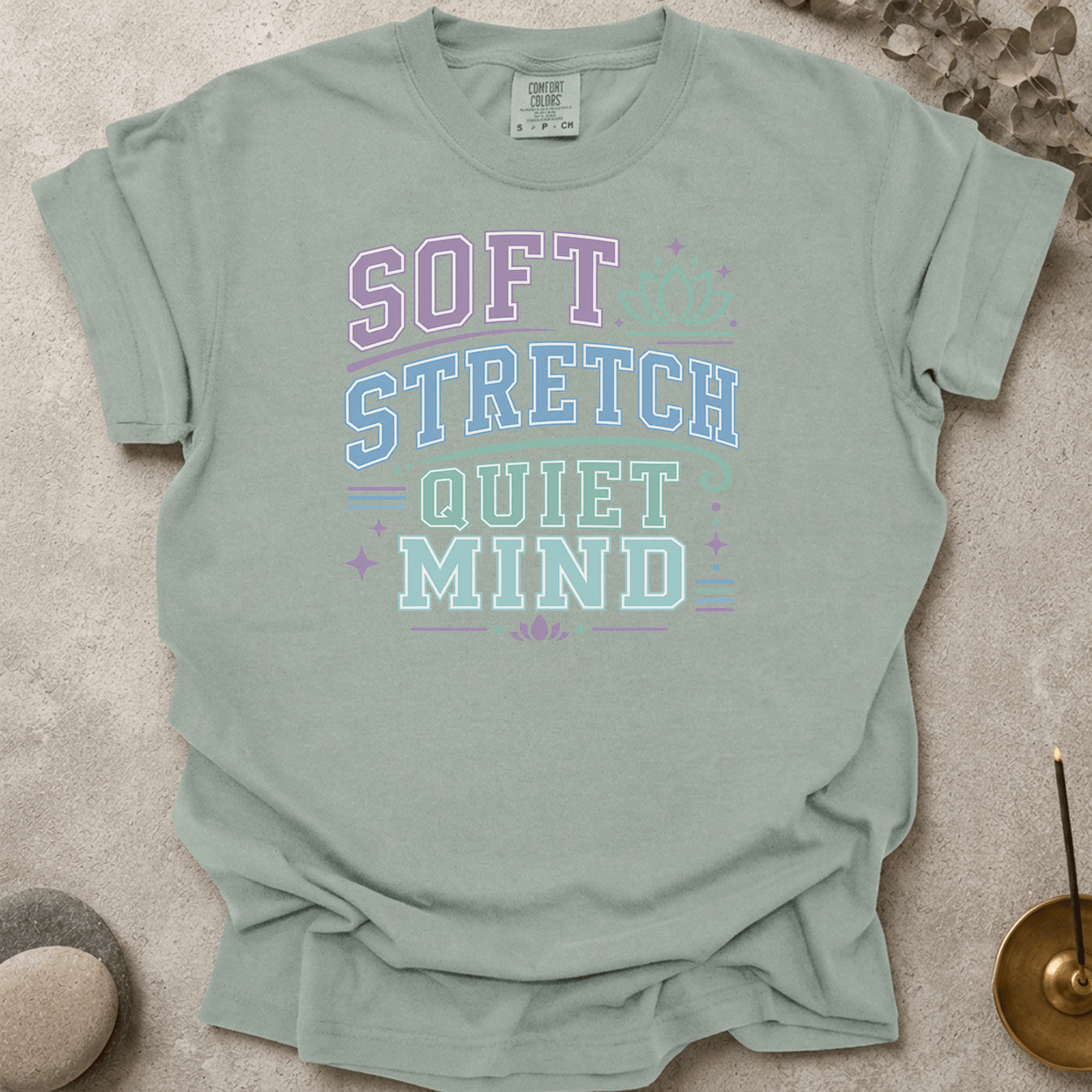 Soft Stretch Quiet Mind t-shirt