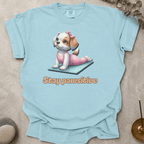 Stay pawsitive t-shirt