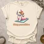 Stay pawsitive t-shirt
