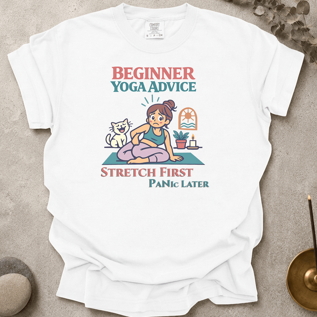 Stretch First Panic Later t-shirt