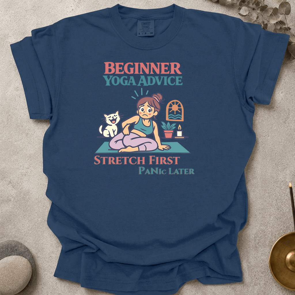 Stretch First Panic Later t-shirt