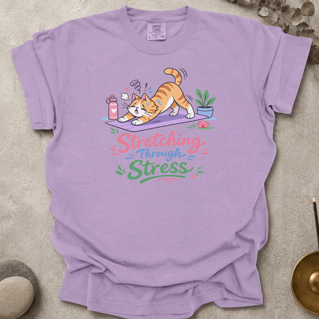 Stretching Through Stress t-shirt