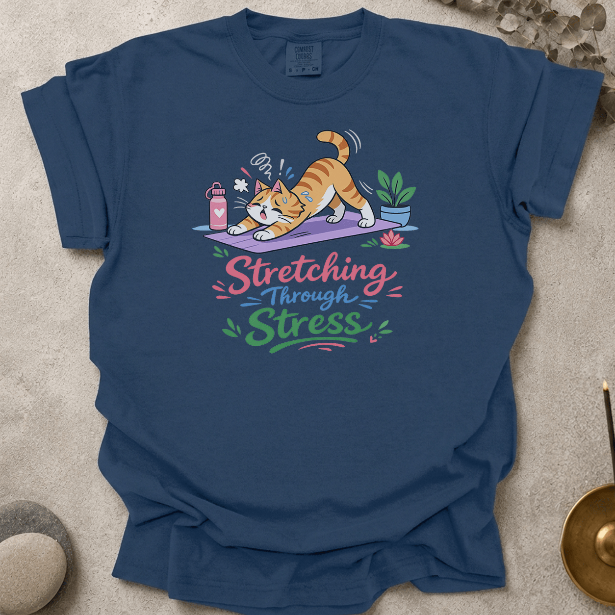 Stretching Through Stress t-shirt