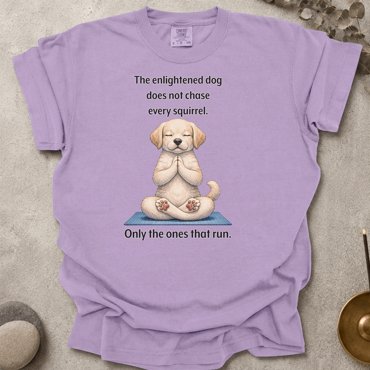 The Enlightened Dog t-shirt