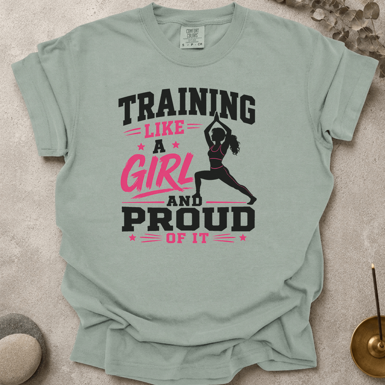 Training Like a Girl t-shirt