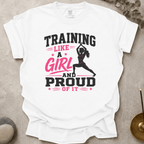 Training Like a Girl t-shirt