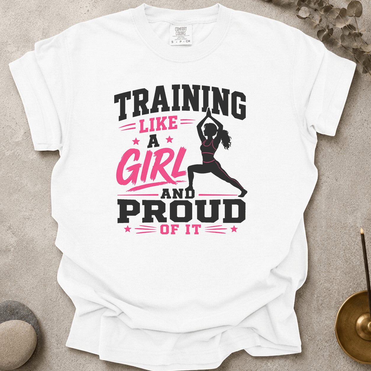 Training Like a Girl t-shirt