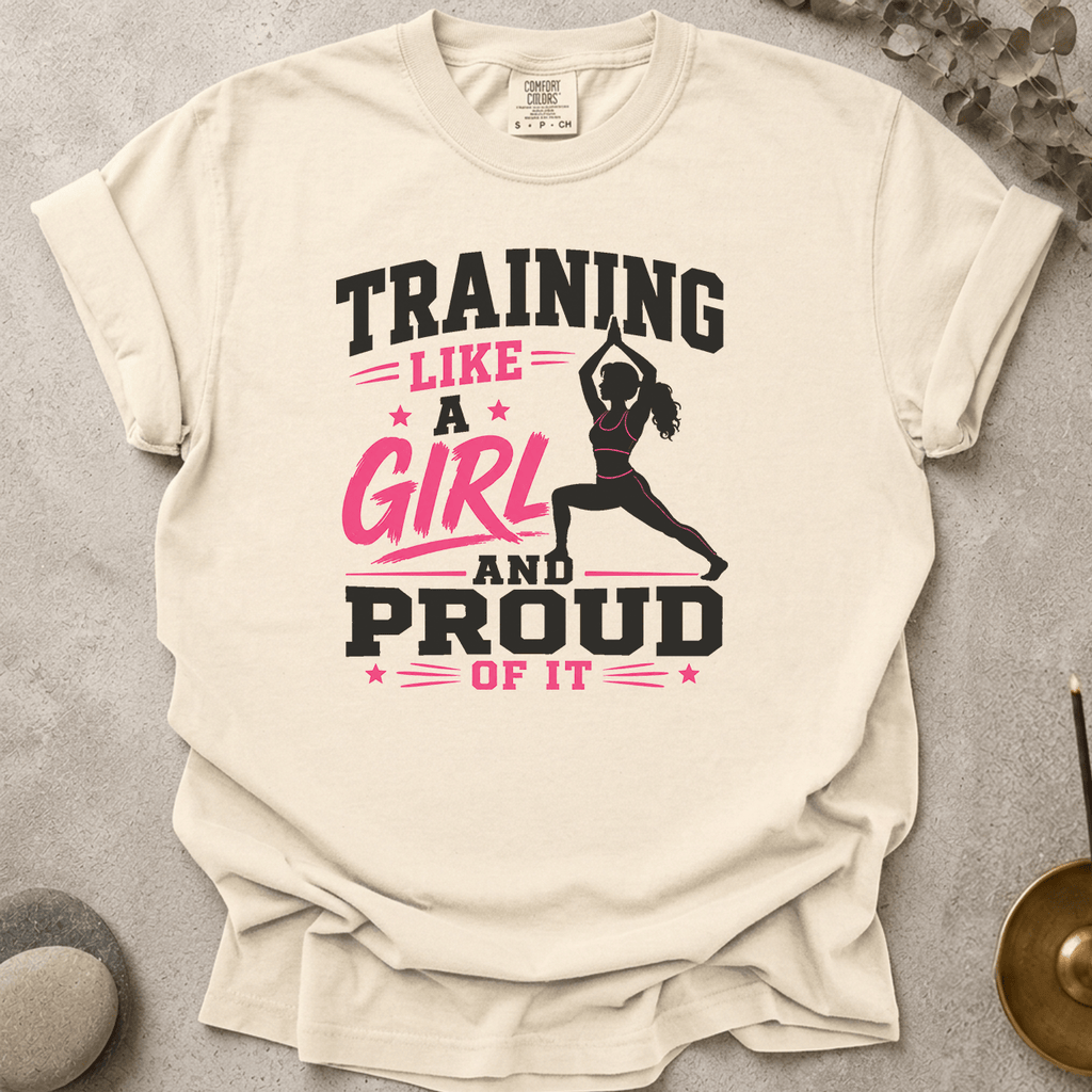 Training Like a Girl t-shirt