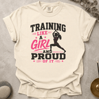 Training Like a Girl t-shirt