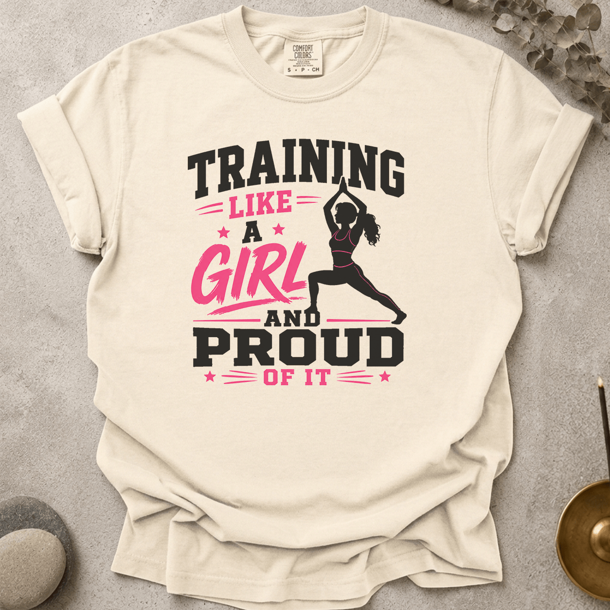 Training Like a Girl t-shirt
