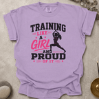 Training Like a Girl t-shirt
