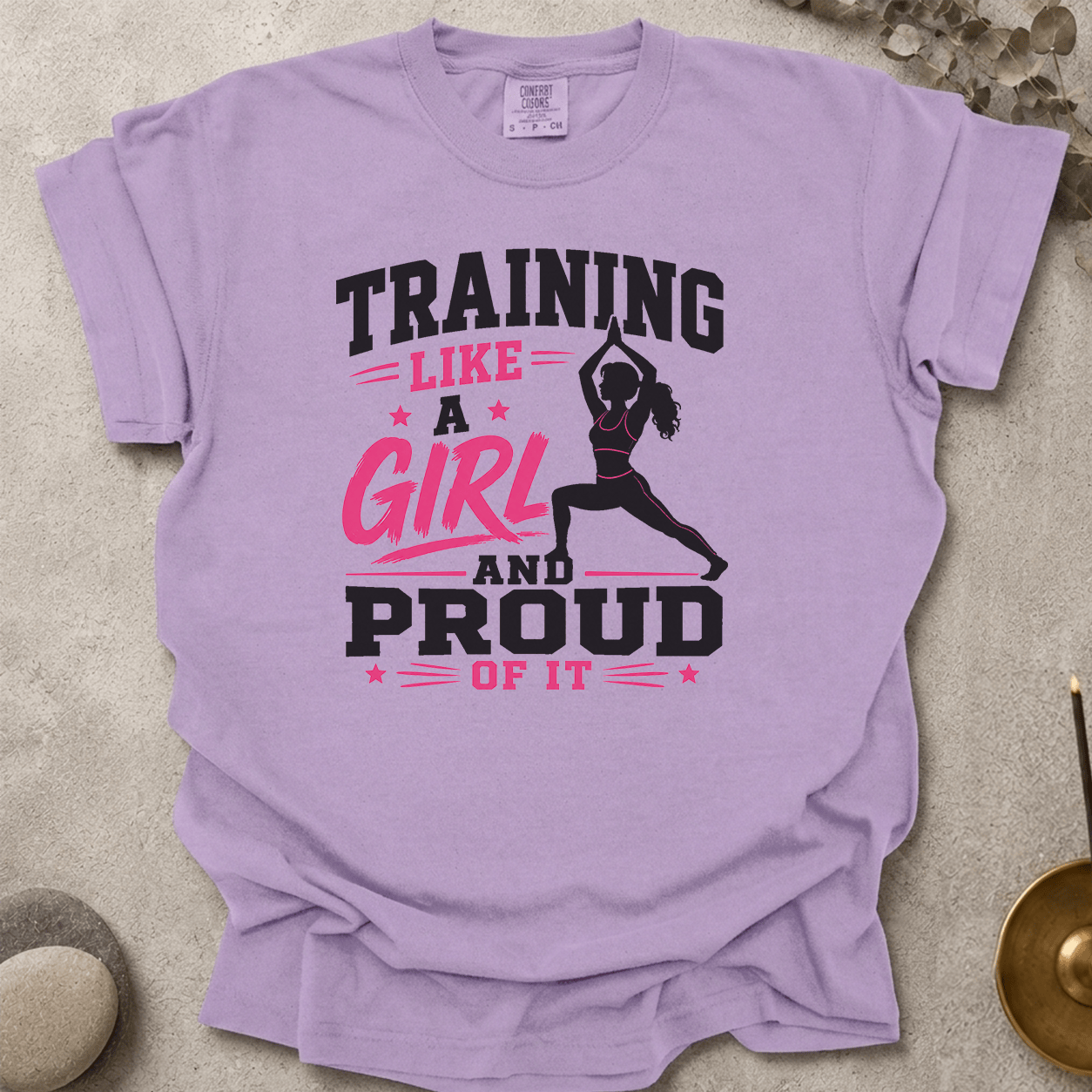 Training Like a Girl t-shirt