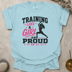 Training Like a Girl t-shirt