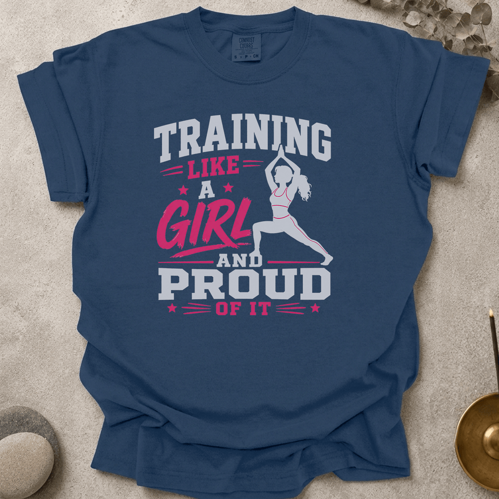 Training Like a Girl t-shirt