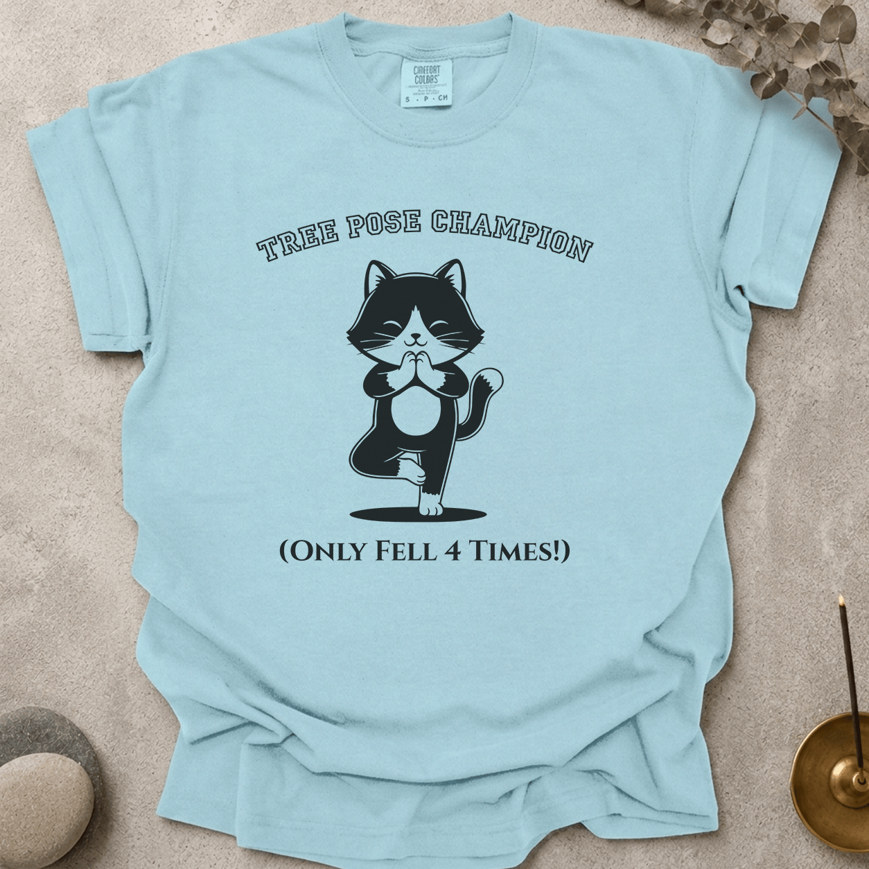 Tree Pose Champion t-shirt