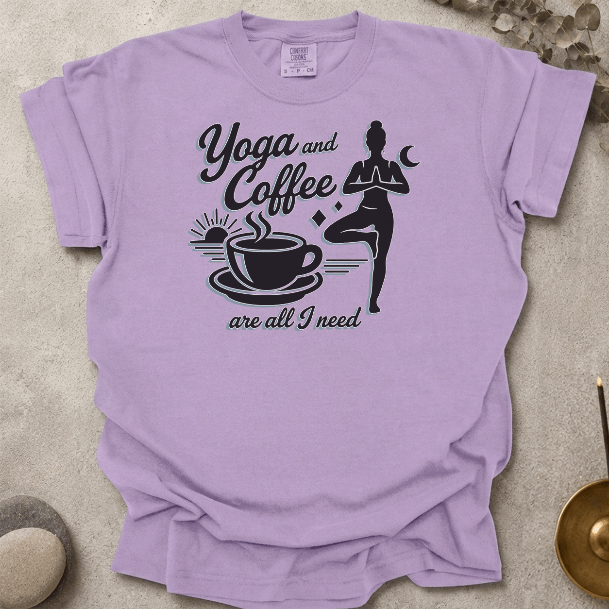 Yoga and Coffee Are All I need t-shirt