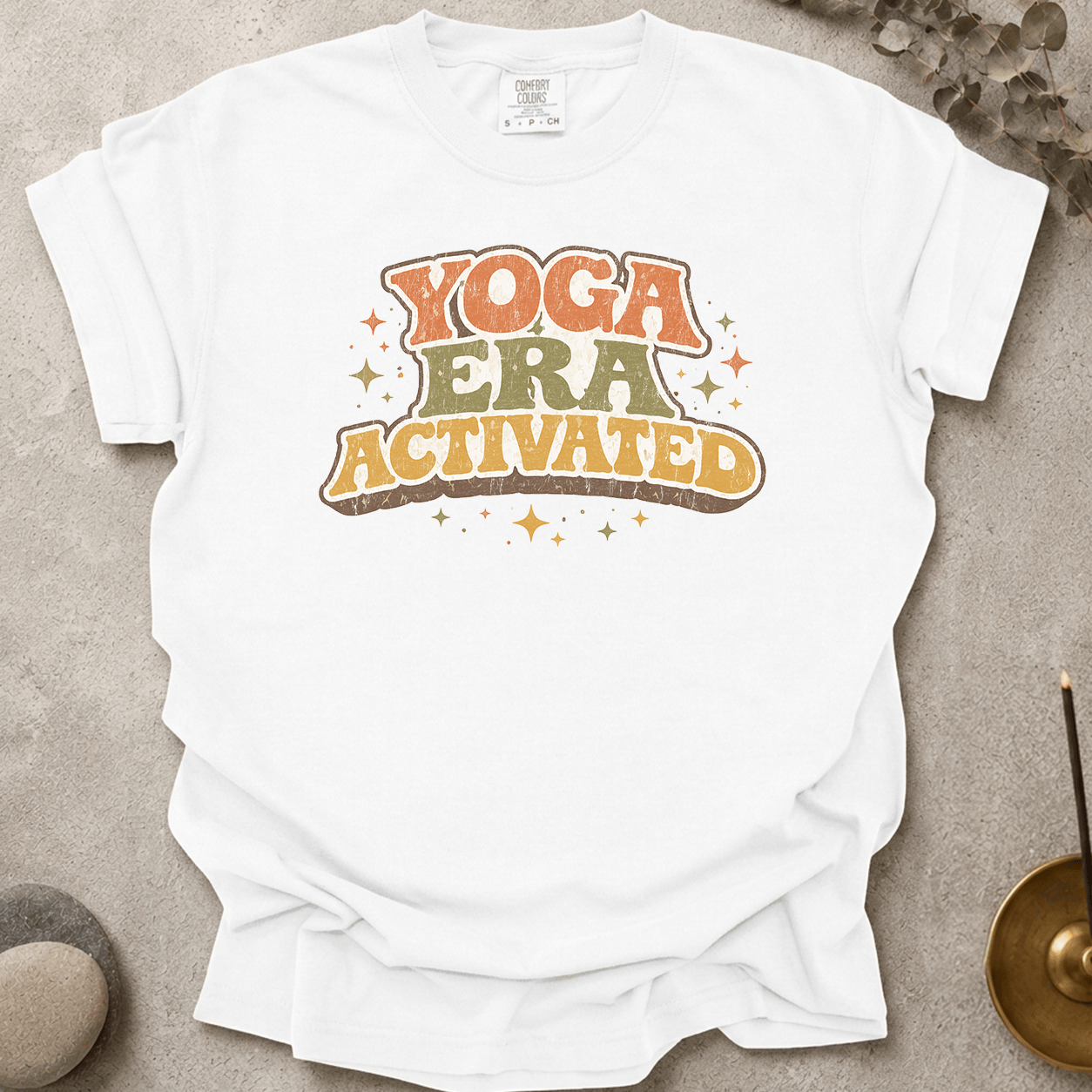 Yoga Era Activated_Distressed t-shirt