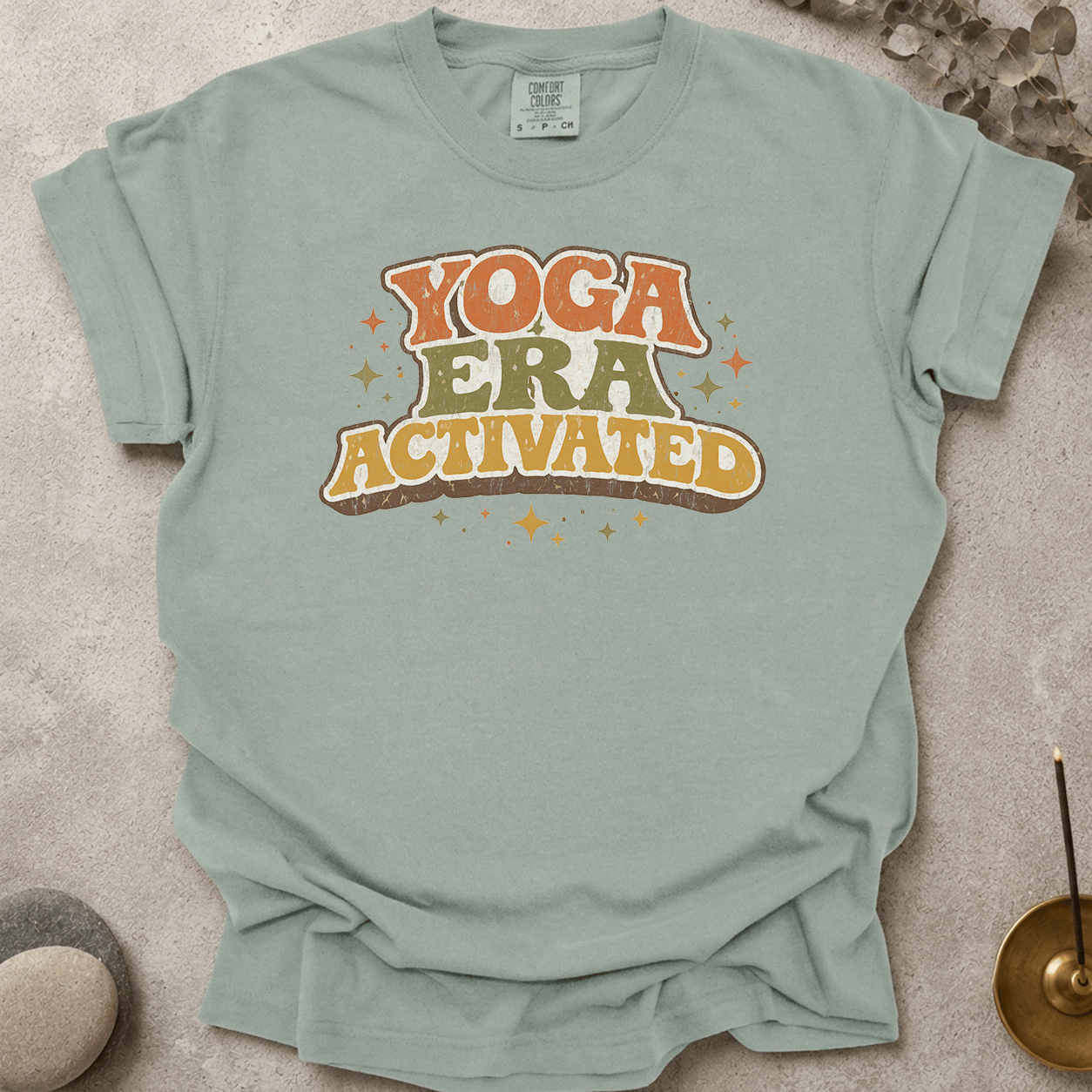 Yoga Era Activated_Distressed t-shirt