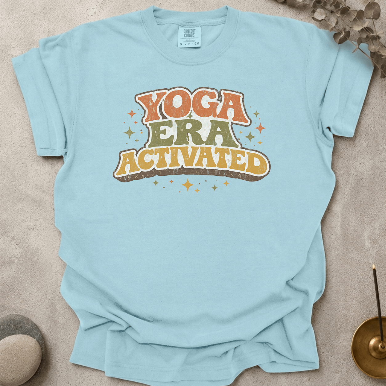 Yoga Era Activated_Distressed t-shirt