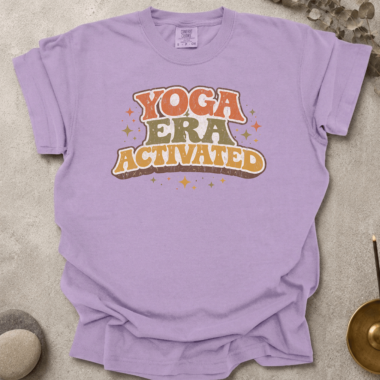 Yoga Era Activated_Distressed t-shirt