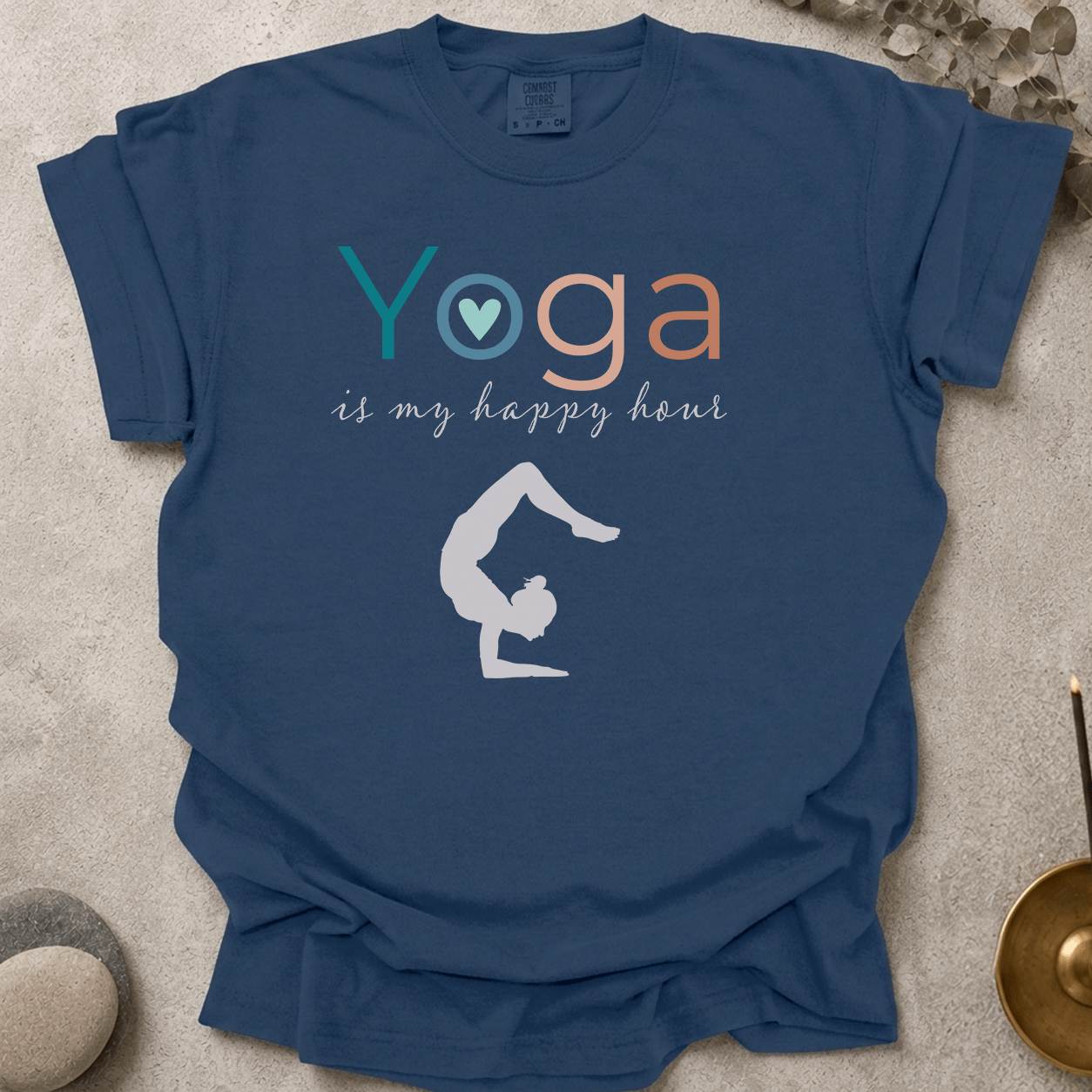 Yoga Is My Happy Hour t-shirt
