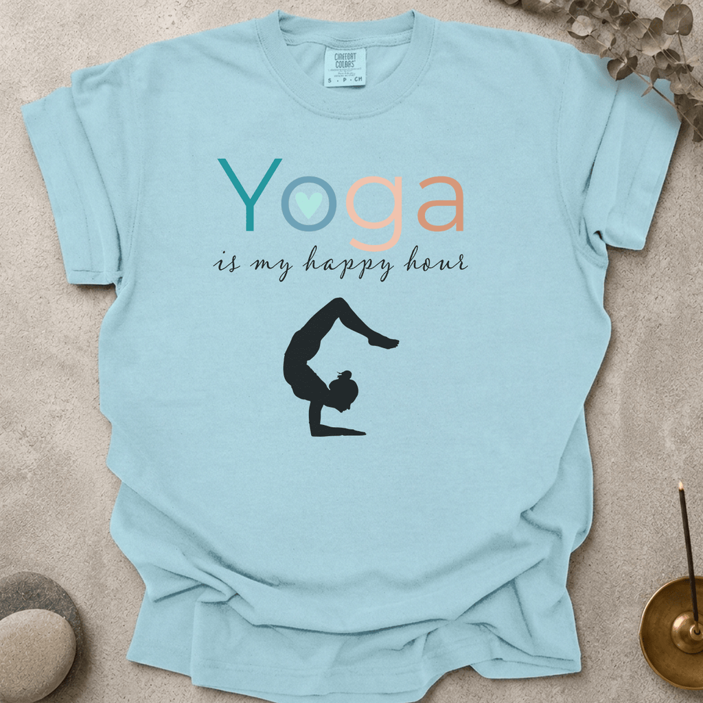Yoga Is My Happy Hour t-shirt