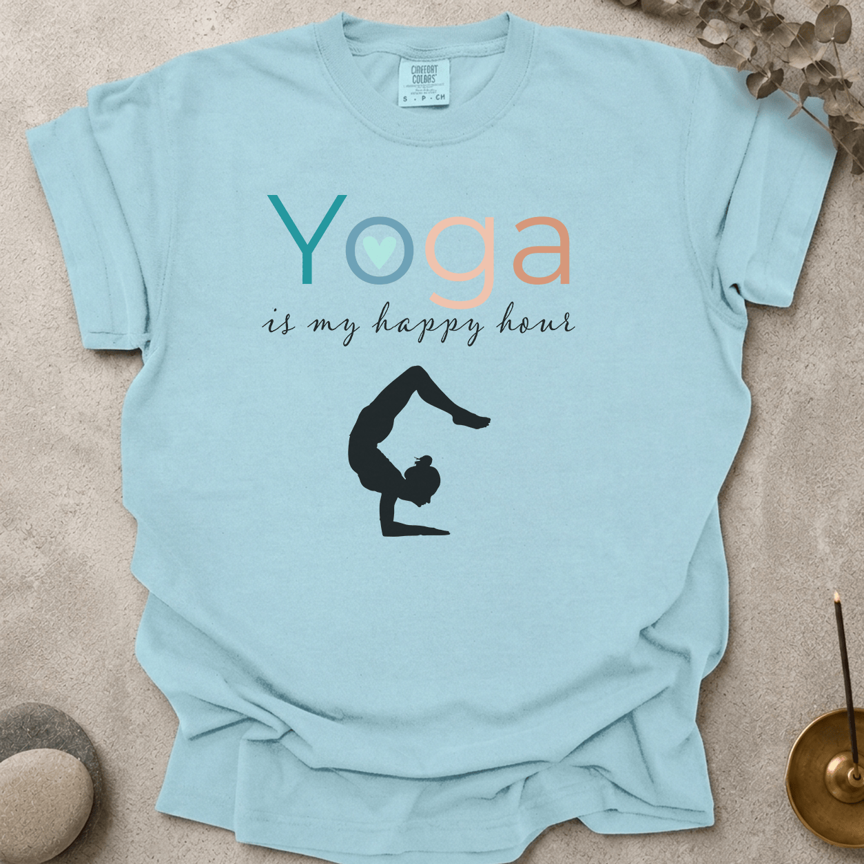 Yoga Is My Happy Hour t-shirt