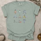 Yoga Pose Illustrations t-shirt