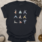 Yoga Pose Illustrations t-shirt