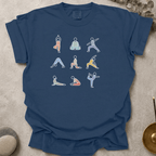 Yoga Pose Illustrations t-shirt