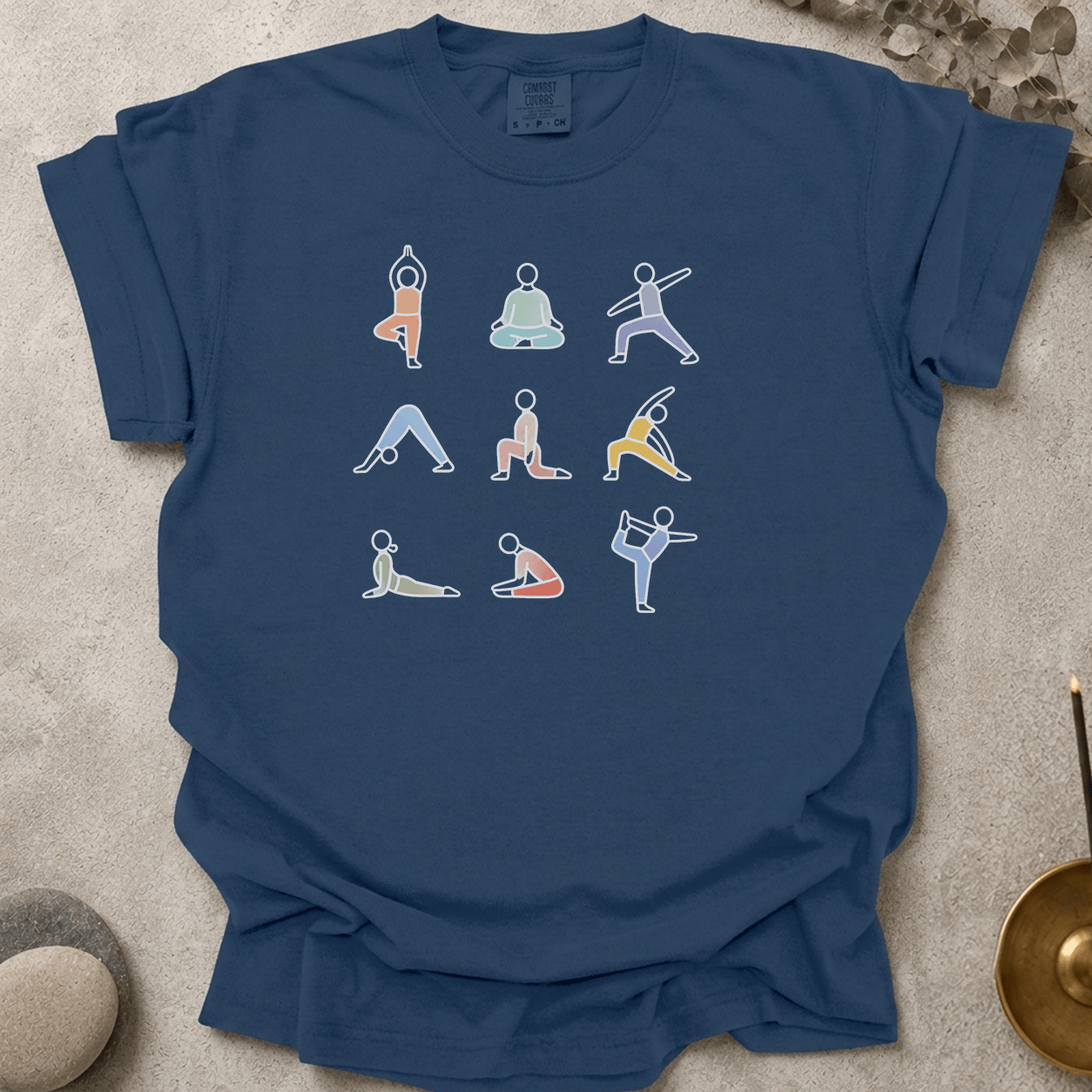 Yoga Pose Illustrations t-shirt