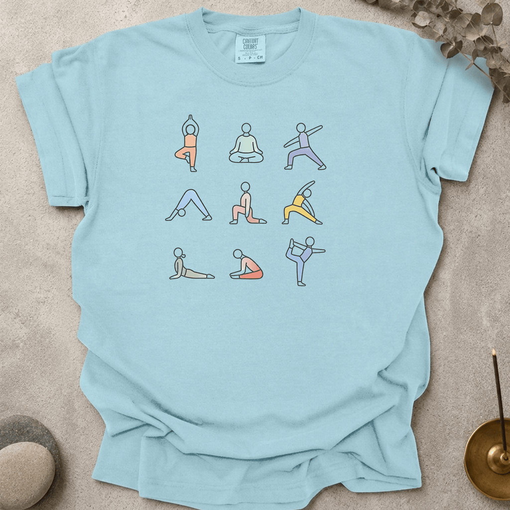 Yoga Pose Illustrations t-shirt