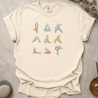 Yoga Pose Illustrations t-shirt