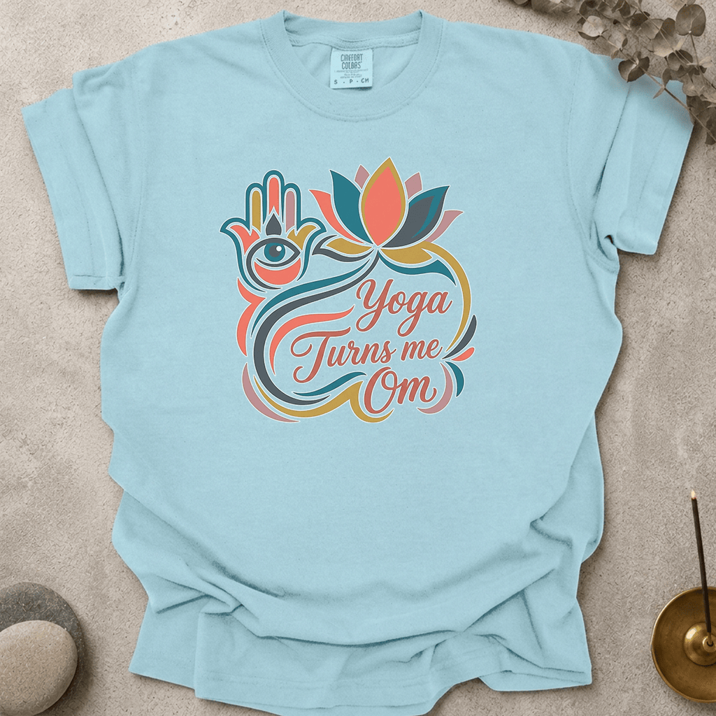 Yoga Turns me Om t-shirt