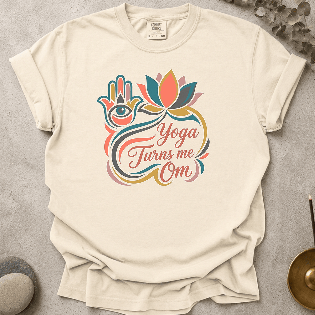 Yoga Turns me Om t-shirt