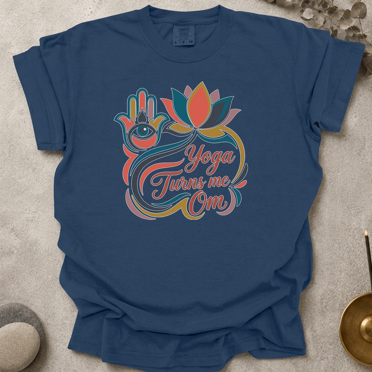 Yoga Turns me Om t-shirt