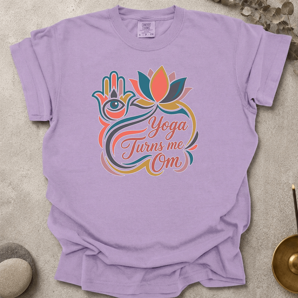 Yoga Turns me Om t-shirt