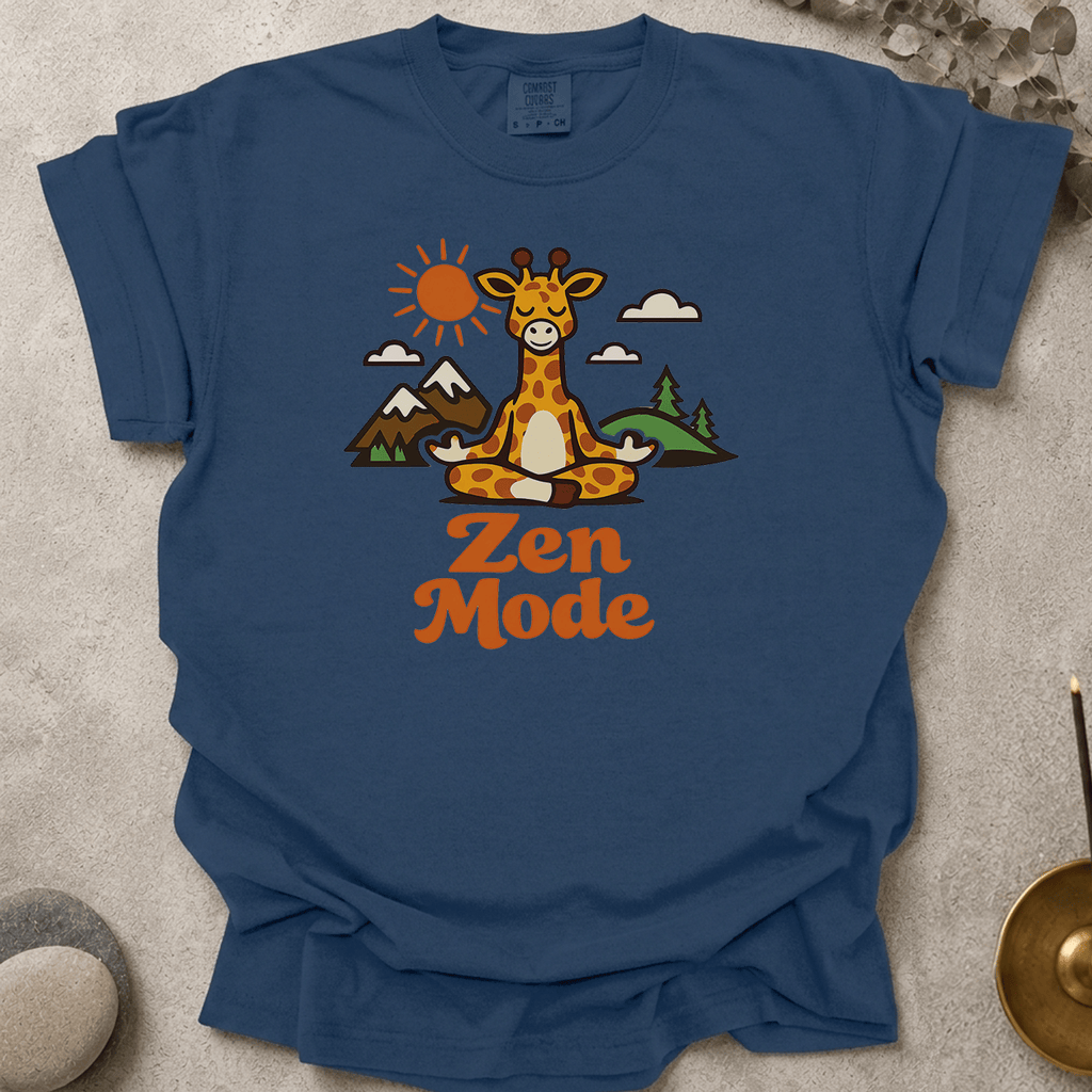 Zen Mode Giraffe t-shirt