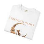 Strength in her softness t-shirt