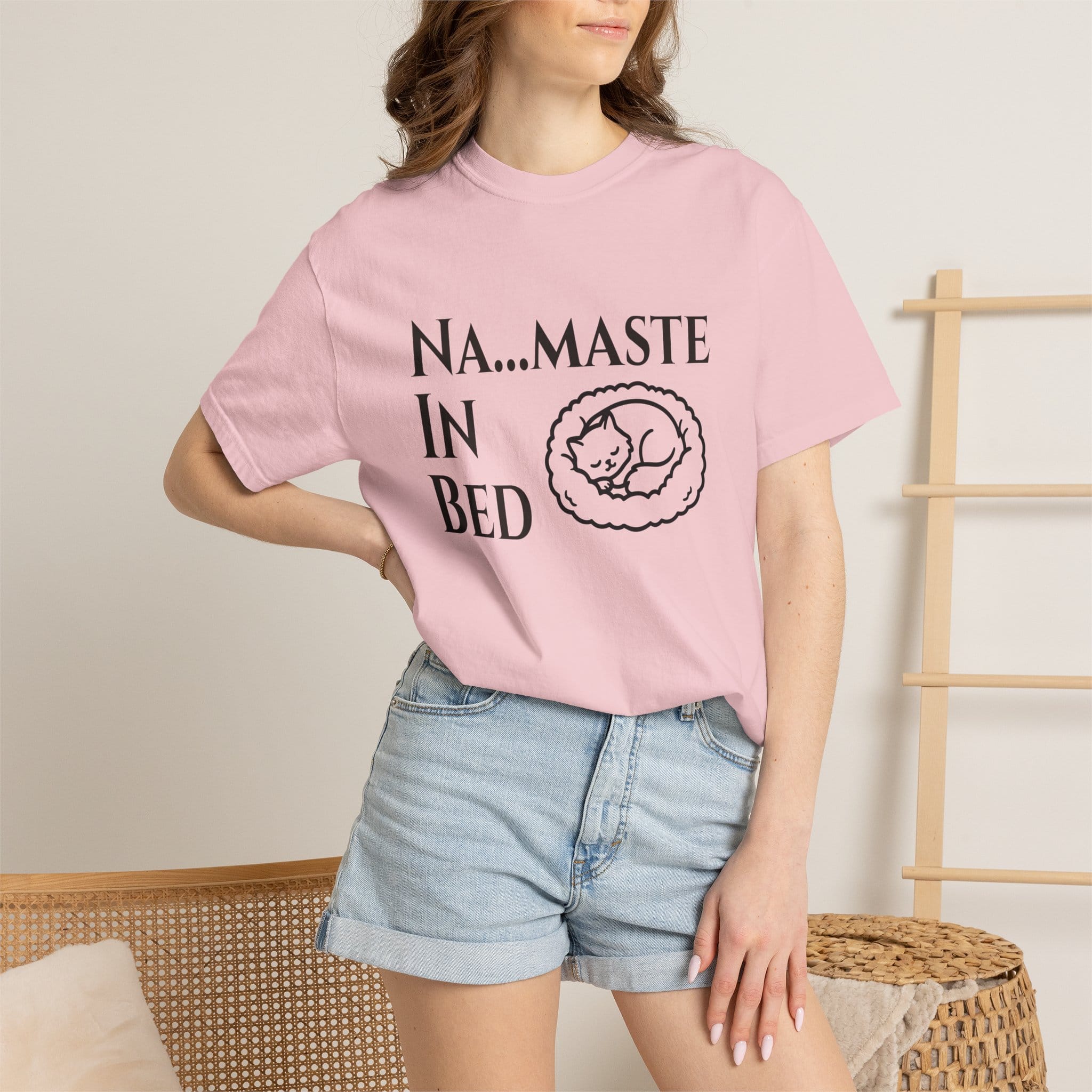 Na....maste in Bed t-shirt