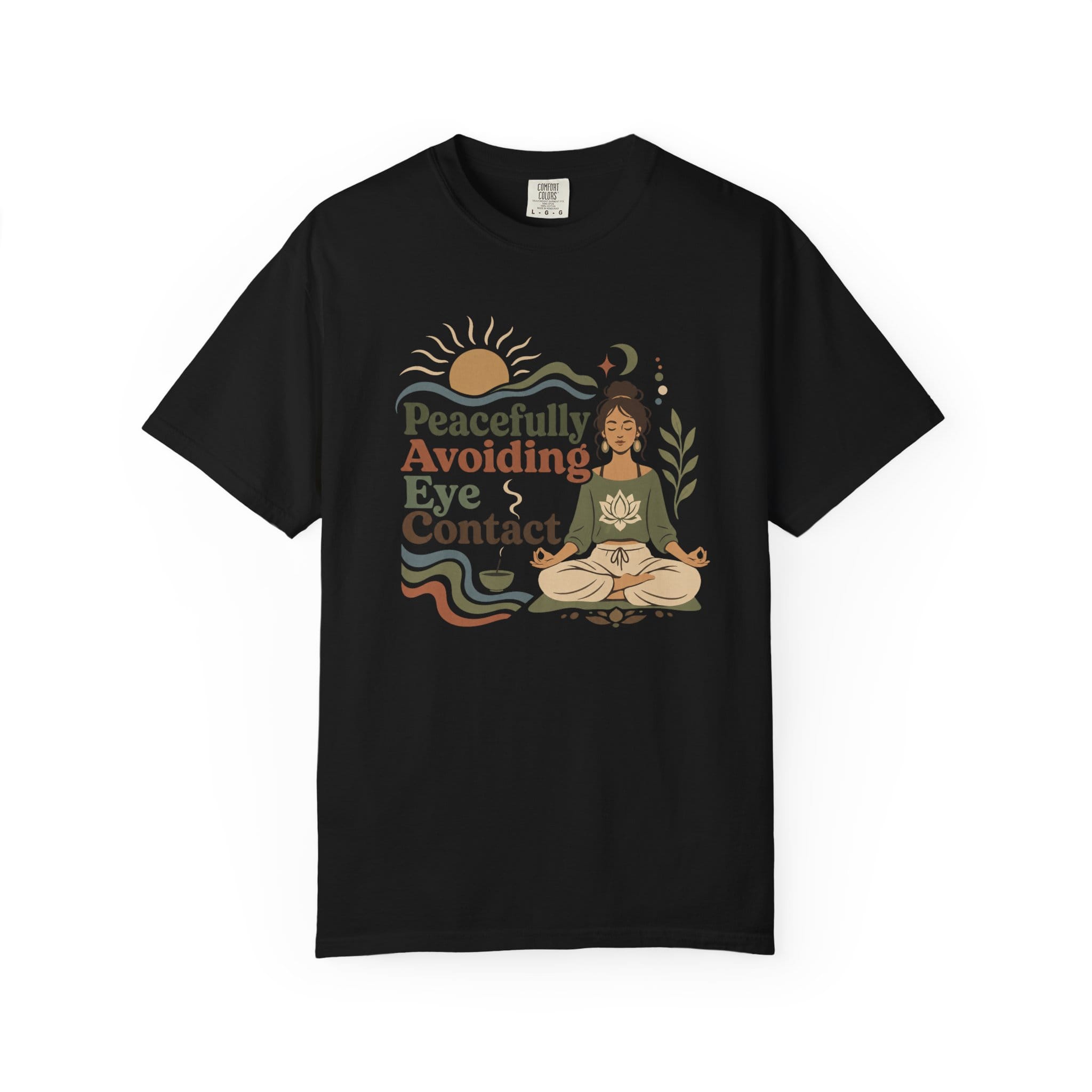 Peacefully Avoiding Eye Contact t-shirt