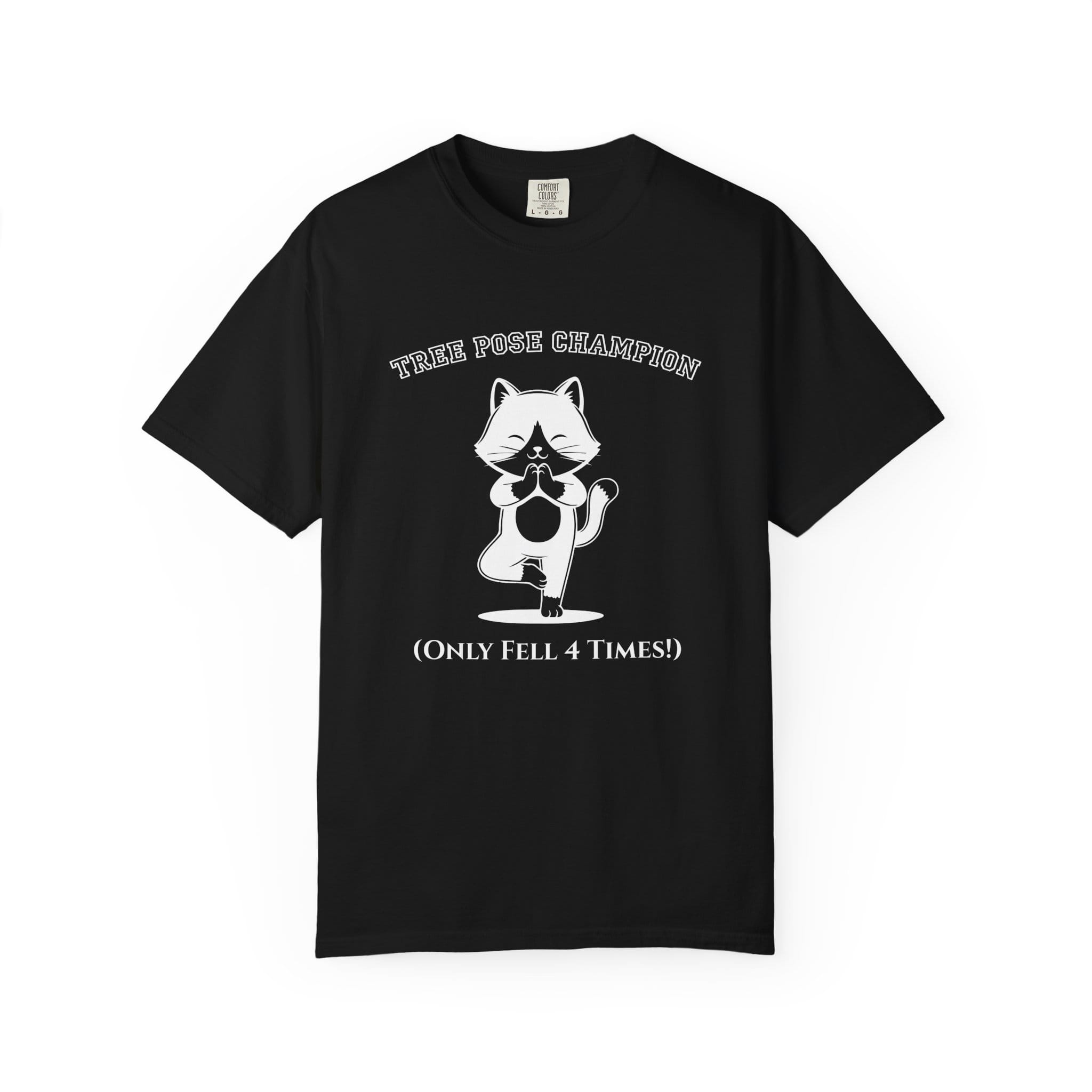 Tree Pose Champion t-shirt