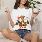 Zen Mode Giraffe t-shirt