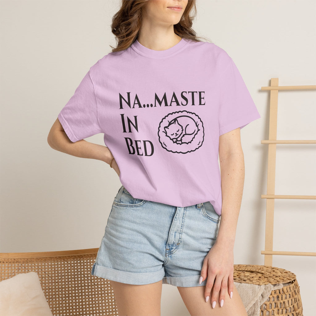 Na....maste in Bed t-shirt