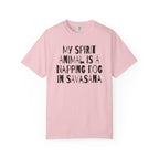 My Spirit Animal is a Napping Dog in Savasana t-shirt