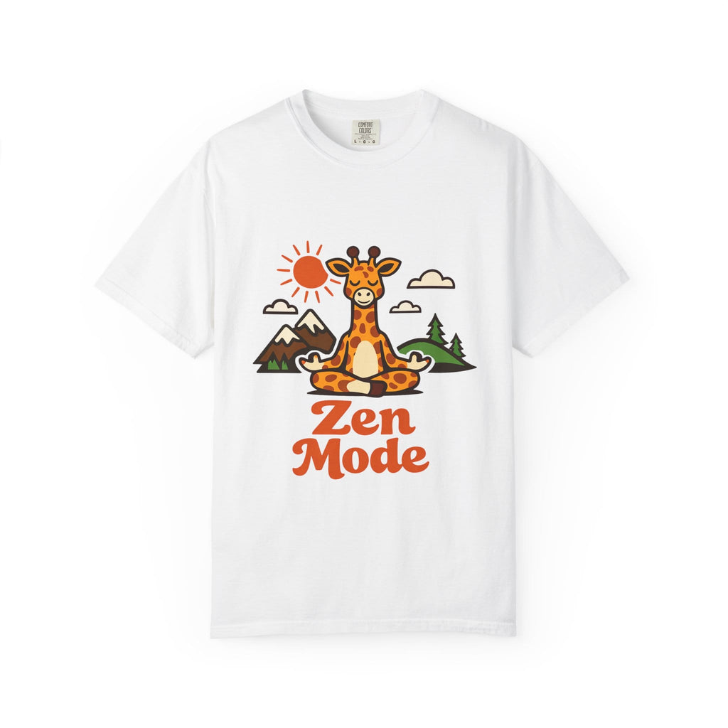 Zen Mode Giraffe t-shirt