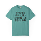 My Spirit Animal is a Napping Dog in Savasana t-shirt